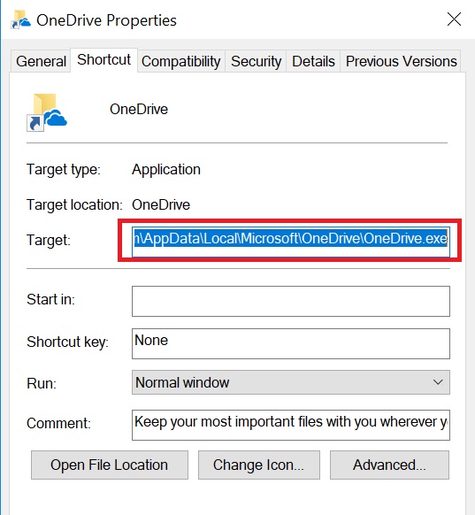uninstall old onedrive for business sync client