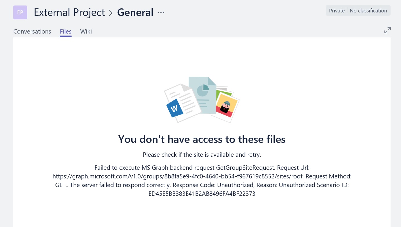 Files As Guest No External Access