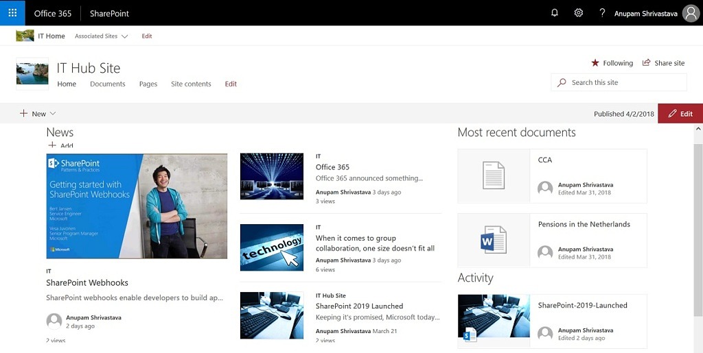 Hub sites in SharePoint Online - Cloud Decoded