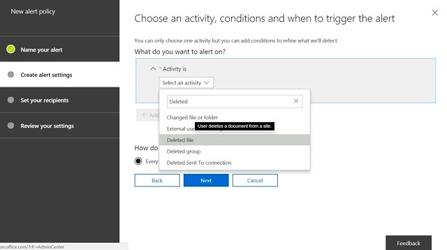 Implement Custom Alert Policies in Office 365 - Cloud Decoded