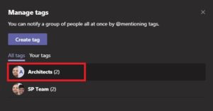 Using Tags in Microsoft Teams - Cloud Decoded